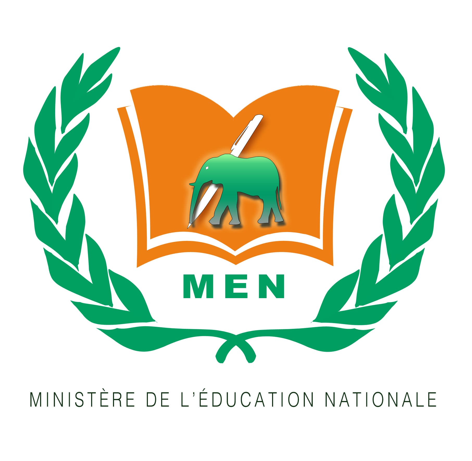 Logo Ministère de l'Éducation Nationale et de l'Alphabétisation